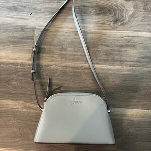Gray Kate Spade cross body purse